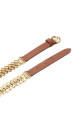 Chain insert belt Brown