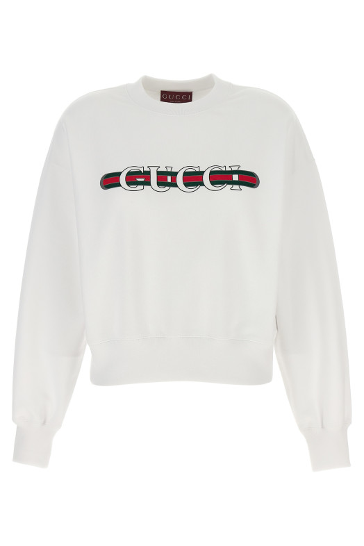 'Gucci Web' sweatshirt White