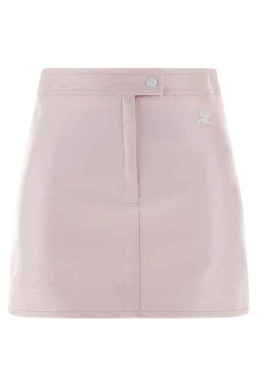'Vinyl' skirt Pink