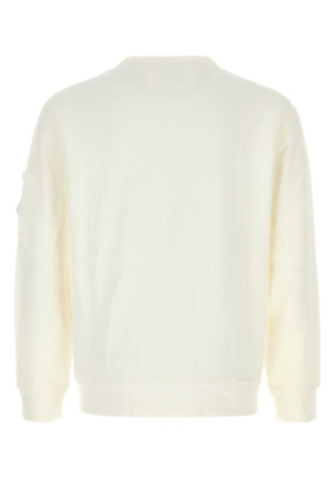 Біла бавовняна кофта White C.P. COMPANY (18CMSS266A110337O) Біла бавовняна кофта White C.P. COMPANY (18CMSS266A110337O)