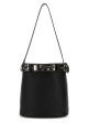 Black leather Prada Buckle buckle bag Black PRADA (1BE085VSBB2HIE)