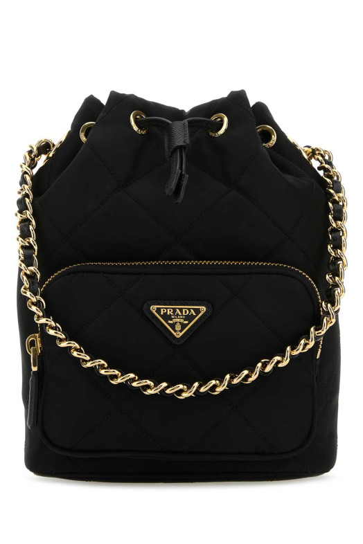 Black Re-Nylon bucket bag Black PRADA (1BH038VTOO2AOS)