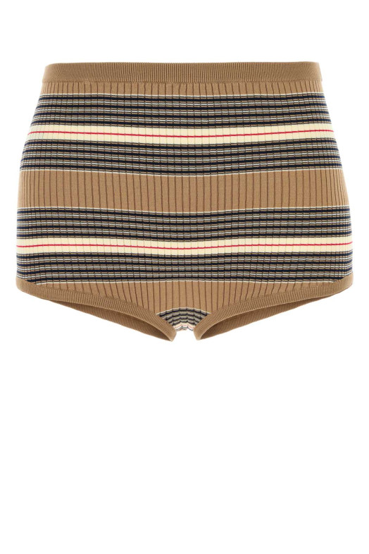 Embroidered stretch cotton blend shorts PRADA (22310SOOO17KJ) Embroidered stretch cotton blend shorts PRADA (22310SOOO17KJ)