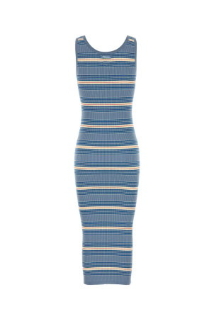 Embroidered stretch cotton blend dress PRADA (23A43SOOO17KJ) Embroidered stretch cotton blend dress PRADA (23A43SOOO17KJ)