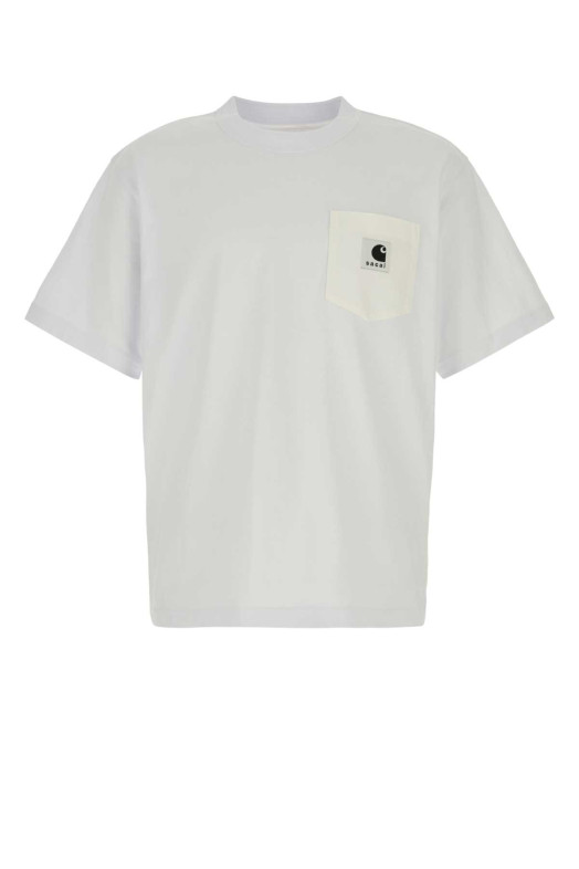 White cotton Sacai x Carhartt WIP t-shirt Multicolor SACAI (2500995S) White cotton Sacai x Carhartt WIP t-shirt Multicolor SACAI (2500995S)