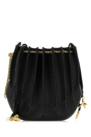 Черная кожаная сумка через плечо Sea Treasures CHLOE (25US466P01) CHLOÉ Черная кожаная сумка через плечо Sea Treasures CHLOE (25US466P01) CHLOÉ