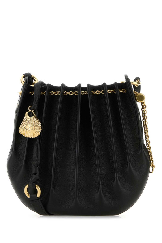 Черная кожаная сумка через плечо Sea Treasures CHLOE (25US466P01) CHLOÉ Черная кожаная сумка через плечо Sea Treasures CHLOE (25US466P01) CHLOÉ