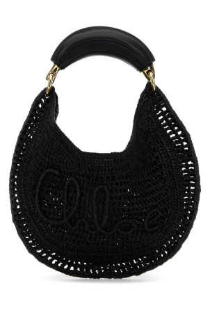 Черная рафия Сумка Banana CHLOE (25US902P08) CHLOÉ Черная рафия Сумка Banana CHLOE (25US902P08) CHLOÉ