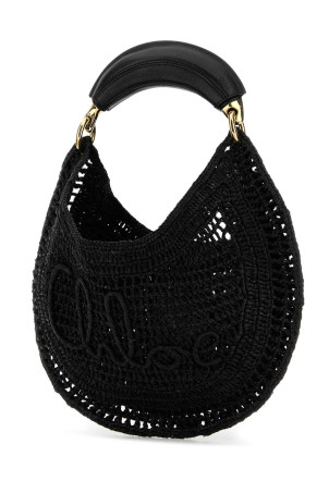 Черная рафия Сумка Banana CHLOE (25US902P08) CHLOÉ Черная рафия Сумка Banana CHLOE (25US902P08) CHLOÉ