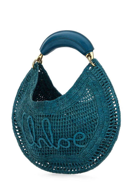 Сумка CHLOE из рафии зеленого цвета CHLOE (25US902P08) CHLOÉ Сумка CHLOE из рафии зеленого цвета CHLOE (25US902P08) CHLOÉ