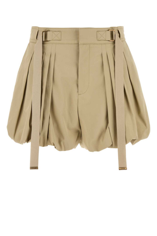 Khaki cotton shorts CHLOE (25USH28118) Khaki cotton shorts CHLOE (25USH28118)