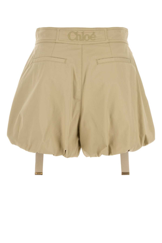 Khaki cotton shorts CHLOE (25USH28118) Khaki cotton shorts CHLOE (25USH28118)