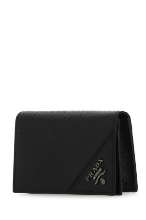Black leather card holder Black PRADA (2MC122QME)