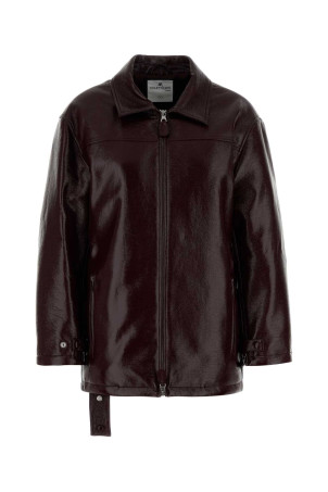 Виниловая куртка с подкладкой из эластичного материала BLUE COURREGES (425CBL322VY0014) Виниловая куртка с подкладкой из эластичного материала BLUE COURREGES (425CBL322VY0014)