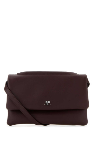 Grape leather shoulder bag BLUE COURREGES (425GSA201CR0027) Grape leather shoulder bag BLUE COURREGES (425GSA201CR0027)