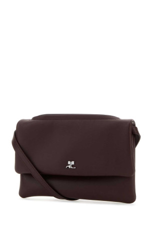 Grape leather shoulder bag BLUE COURREGES (425GSA201CR0027) Grape leather shoulder bag BLUE COURREGES (425GSA201CR0027)