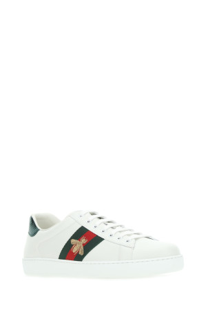 Белые кожаные кроссовки Ace GUCCI (42944602JP0)