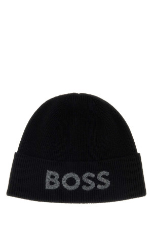Чорна вовняна шапка Elios BOSS (50548777) Чорна вовняна шапка Elios BOSS (50548777)