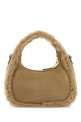 Sand suede handbag MIU MIU (5BC125VOWS2IDK) Sand suede handbag MIU MIU (5BC125VOWS2IDK)