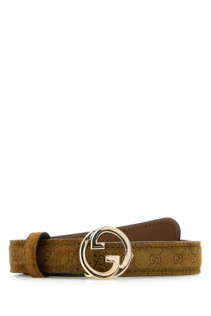 Caramel suede Gucci Blondie belt GUCCI (723073AAEFD) Caramel suede Gucci Blondie belt GUCCI (723073AAEFD)