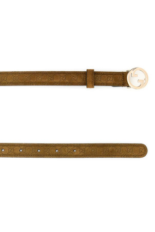 Caramel suede Gucci Blondie belt GUCCI (723073AAEFD) Caramel suede Gucci Blondie belt GUCCI (723073AAEFD)