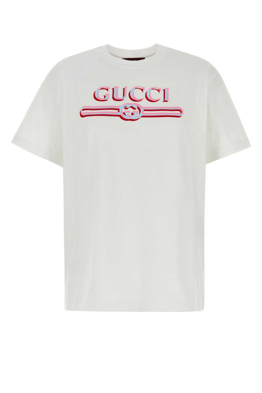 White cotton t-shirt GUCCI (788093XJG1J) White cotton t-shirt GUCCI (788093XJG1J)