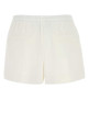 White stretch piquet shorts VALENTINO GARAVANI (7B3RF3257YA)