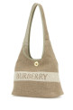 Плетена сумка через плече Cappuccino BURBERRY (8109195)