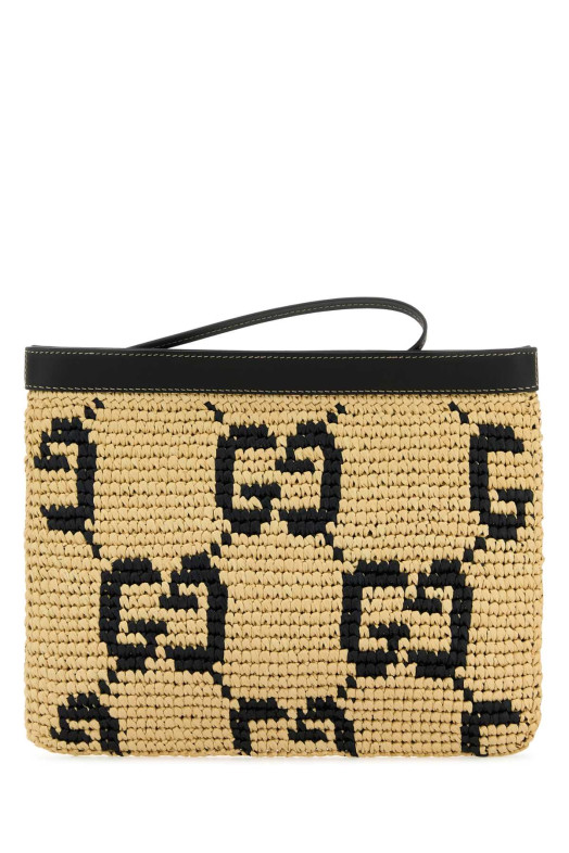 Вышитая рафия Gucci Летняя сумочка GUCCI (8162869AAGM)