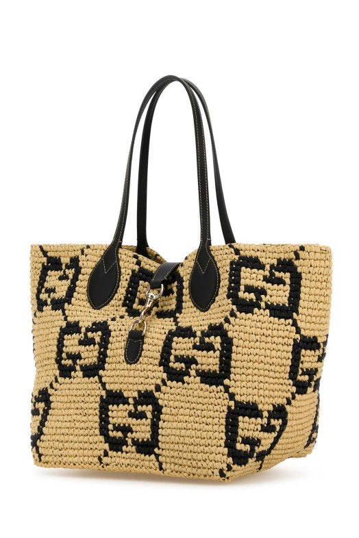 Вишита рафієва сумка для покупок GUCCI (8182229AAGM)