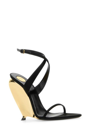 Black crepe Tallulah wedges Black SAINT LAURENT (8280339QNAO) Black crepe Tallulah wedges Black SAINT LAURENT (8280339QNAO)