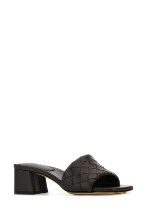 Коричневі шкіряні мюлі Parco BOTTEGA VENETA (838098V2ED0) Коричневі шкіряні мюлі Parco BOTTEGA VENETA (838098V2ED0)