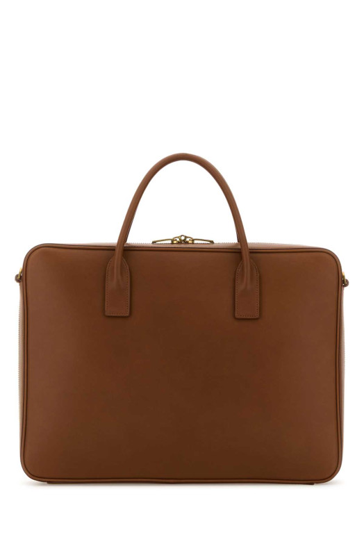 Кожаный портфель цвета карамель SAINT LAURENT (844674BWR0W) Кожаный портфель цвета карамель SAINT LAURENT (844674BWR0W)