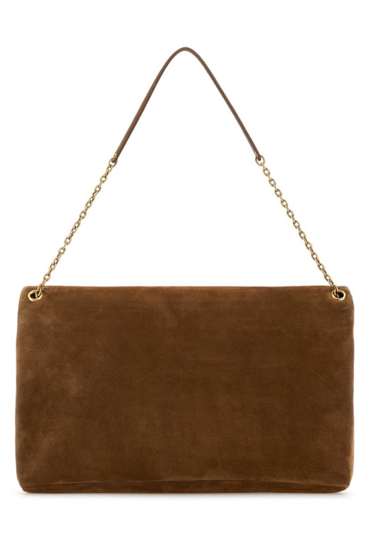 Коричневая замшевая сумка Cassandre XXL через плечо SAINT LAURENT (8558021U80W) Коричневая замшевая сумка Cassandre XXL через плечо SAINT LAURENT (8558021U80W)