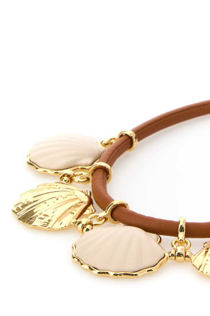 Багатокольорове шкіряне та металеве намисто Forever Fendi FENDI (8AL0411AJ) Багатокольорове шкіряне та металеве намисто Forever Fendi FENDI (8AL0411AJ)