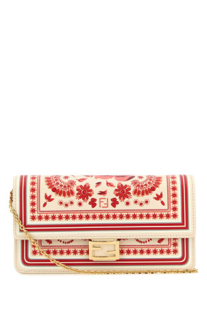 Кожаный кошелек Baguette с принтом из наппы FENDI (8M0498AV1H)