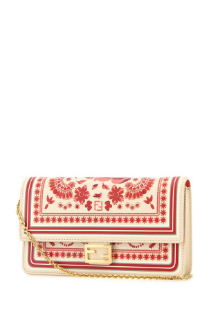 Кожаный кошелек Baguette с принтом из наппы FENDI (8M0498AV1H)
