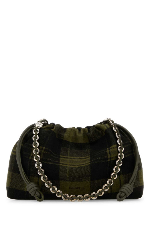 Printed suede medium Flamenco Purse clutch LOEWE (A411FCRX85) Printed suede medium Flamenco Purse clutch LOEWE (A411FCRX85)