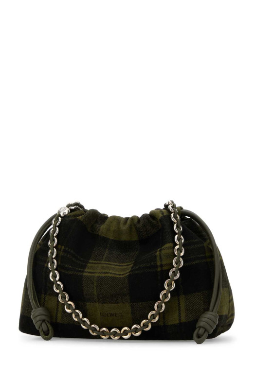 Printed suede medium Flamenco Purse clutch LOEWE (A411FCRX85) Printed suede medium Flamenco Purse clutch LOEWE (A411FCRX85)