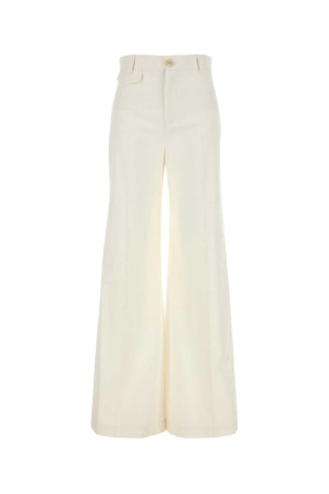 White cotton pant Beige CHLOE (CH25APA06340) White cotton pant Beige CHLOE (CH25APA06340)
