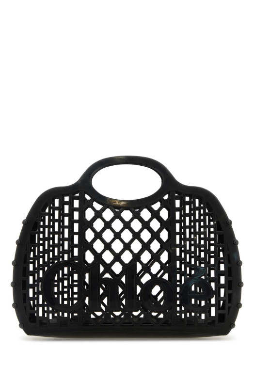 Черная резиновая сумка Chloé Cage CHLOE (CH25AS517P55) CHLOÉ Черная резиновая сумка Chloé Cage CHLOE (CH25AS517P55) CHLOÉ