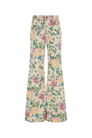 Printed denim wide-leg jeans CHLOE (CH25UDP03256) Printed denim wide-leg jeans CHLOE (CH25UDP03256)
