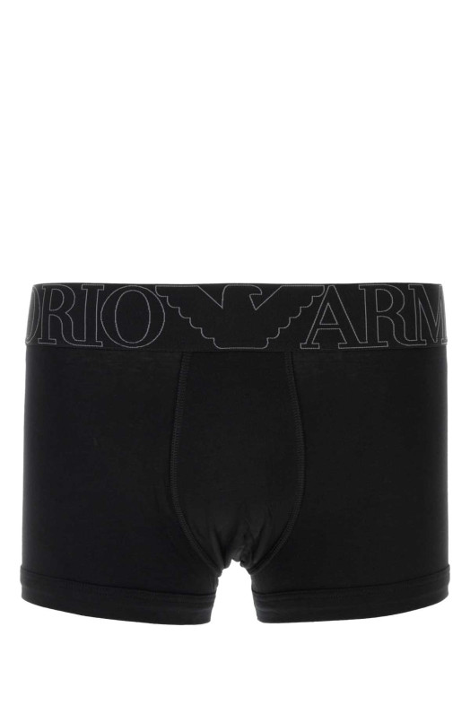 Black stretch cotton boxer EMPORIO ARMANI (EM000231AF14978) Black stretch cotton boxer EMPORIO ARMANI (EM000231AF14978)