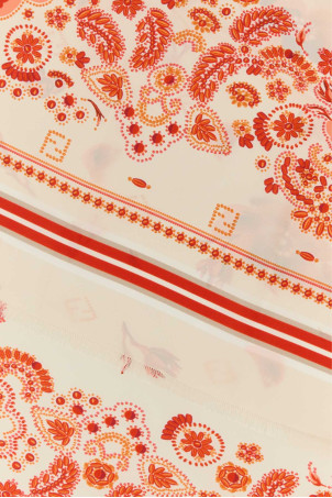 Шовковий хустку з принтом FENDI (FXT453AVB7) Шовковий хустку з принтом FENDI (FXT453AVB7)