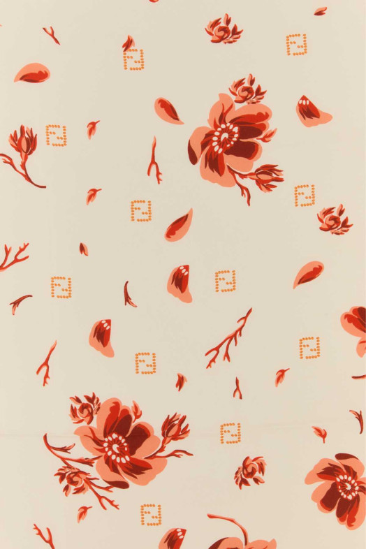 Шелковый платок с принтом FENDI (FXT453AVB7) Шелковый платок с принтом FENDI (FXT453AVB7)