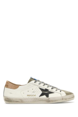 Белые кожаные кроссовки Superstar Classic GOLDEN GOOSE DELUXE BRAND (GMF00101F006903) Белые кожаные кроссовки Superstar Classic GOLDEN GOOSE DELUXE BRAND (GMF00101F006903)