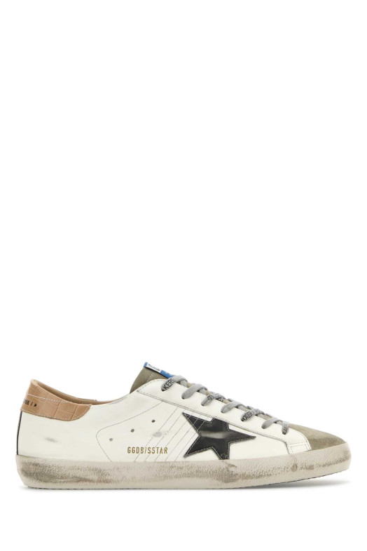 Белые кожаные кроссовки Superstar Classic GOLDEN GOOSE DELUXE BRAND (GMF00101F006903) Белые кожаные кроссовки Superstar Classic GOLDEN GOOSE DELUXE BRAND (GMF00101F006903)