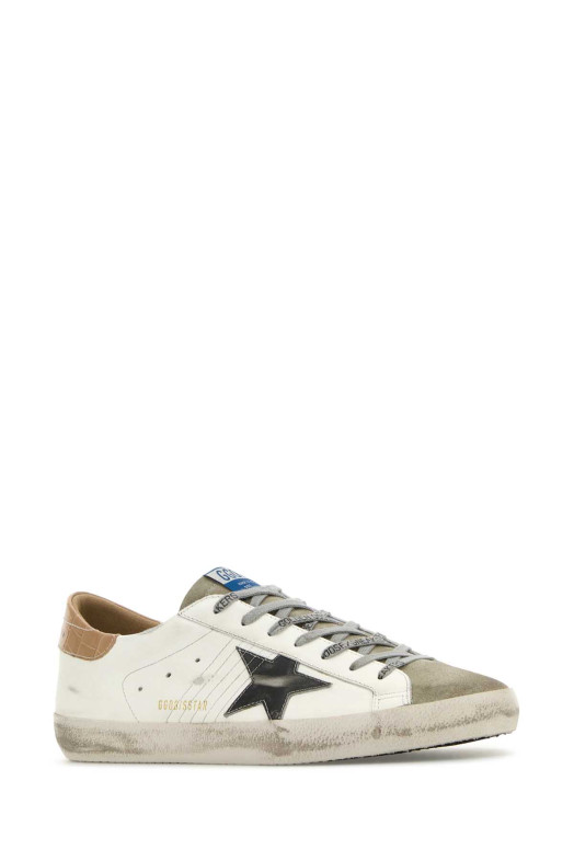 Белые кожаные кроссовки Superstar Classic GOLDEN GOOSE DELUXE BRAND (GMF00101F006903) Белые кожаные кроссовки Superstar Classic GOLDEN GOOSE DELUXE BRAND (GMF00101F006903)