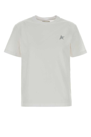 White cotton t-shirt GOLDEN GOOSE DELUXE BRAND (GWP01220P000594) White cotton t-shirt GOLDEN GOOSE DELUXE BRAND (GWP01220P000594)