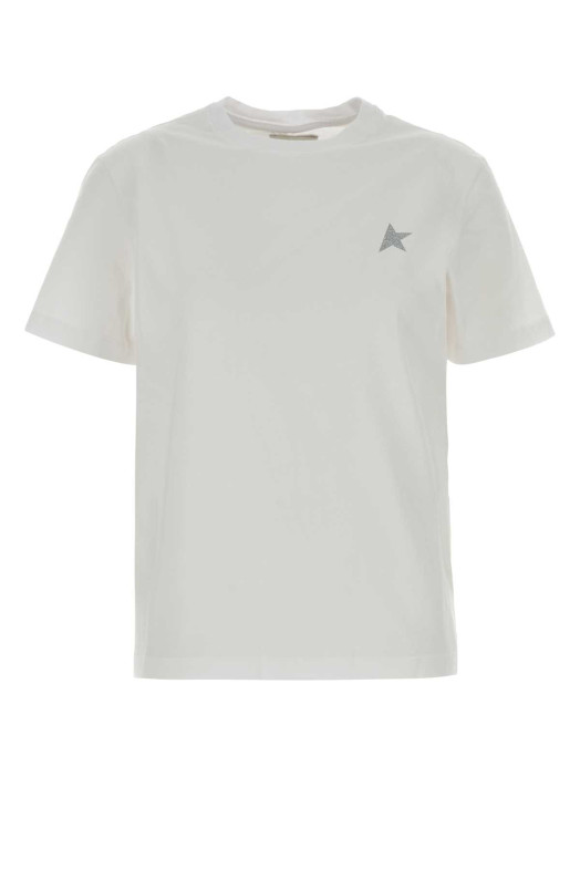 White cotton t-shirt GOLDEN GOOSE DELUXE BRAND (GWP01220P000594) White cotton t-shirt GOLDEN GOOSE DELUXE BRAND (GWP01220P000594)